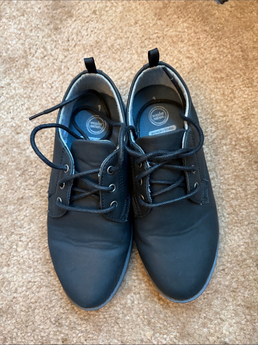 wonder nation Black Kids Dress Lace-Up Shoes